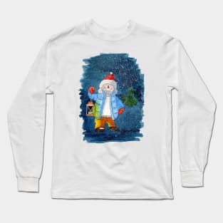 Snowman Season Long Sleeve T-Shirt